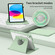 iPad Air 11 2025 / 2024 Acrylic 360 Rotation Detachable Leather Tablet Case - Green