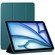 iPad Air 11 2025 / 2024 Double-sided Clip Non-buckle Magnetic PU Smart Tablet Case - Dark Green