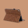 iPad Air 11 2025 / 2024 Embossed Geometric Leather Smart Tablet Case - Brown