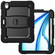 iPad Air 11 2025 / 2024 Silicone Hydric PC Tablet Case with Shoulder Strap & Holder - Black