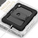 iPad Air 11 2025 / 2024 Silicone Hydric PC Tablet Case with Shoulder Strap & Holder - Black
