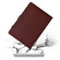 iPad Air 11 2025 / 2024 Solid Color Fiber Texture Smart Tablet Leather Case - Brown