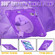 iPad Air 11 2025 / 2024 Spider Hand Grip Turntable Stand Tablet Case - Purple
