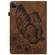 iPad Pro 11 2022 / 2021 / 2020 / Air 2020 10.9 / 11 2024 Big Butterfly Embossed Smart Leather Tablet Case - Brown