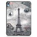 Custer Painted Leather Tablet Case with Holder iPad 2025 / 2022 - Retro Tower