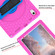 iPad 2025 / 2022 360 Rotation Stand EVA Hard PC Tablet Case with Strap - Rose+Blue