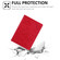 iPad 2025 / 2022 Butterfly Love Flower Embossed Leather Smart Tablet Case - Red