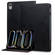 iPad 2025 / 2022 Cat Buckle Leather Smart Tablet Case - Black