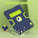 iPad 2025 / 2022 Contrast Color Silicone + PC Tablet Case with Holder - Navy Blue Yellow Green