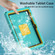 iPad 2025 / 2022 EVA + PC Shockproof Tablet Case with Waterproof Frame - Glacier Green