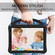 iPad 2025 / 2022 EVA Anti Falling Tablet Protective Case with Holder - Black