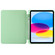 iPad 2025 / 2022 Four-corner Airbag Shockproof Three-fold Tablet Leather Case - Matcha Green