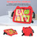 iPad 2025 / 2022 Ice Baby EVA Shockproof Hard PC Tablet Case - Red+Black