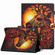 iPad 2025 / 2022 Painted Pattern Stitching Smart Leather Tablet Case - Flower Deer