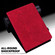 iPad 2025 / 2022 Peacock Embossed Pattern Leather Tablet Case - Red