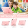 iPad 2025 / 2022 Silicone + PC Bracelet Holder Tablet Case - Rose Gold
