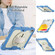 iPad 2025 / 2022 Silicone + PC Full Body Protection Tablet Case - Cyan-blue