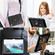 iPad 2025 / 2022 Silicone Hybrid PC Shockproof Tablet Case with Shoulder Strap - Black