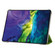iPad 2025 / 2022 Silk Texture Three-fold Horizontal Flip Leather Tablet Case - Green