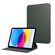 iPad 2025 / 2022 Simple Crazy Horse Leather Tablet Case - Green