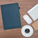 iPad 2025 / 2022 Solid Color Fiber Texture Smart Tablet Leather Case - Royal Blue