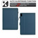 iPad 2025 / 2022 Solid Color Fiber Texture Smart Tablet Leather Case - Royal Blue