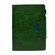 iPad 2025 / 2022 Suede Cross Texture Magnetic Clasp Leather Tablet Case - Green