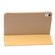 iPad 2025 / 2022 Three-folding Holder Honeycomb Silicone + PU Smart Leather Tablet Case - Gold