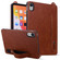 iPad 2025 / 2022 TPU Leather Back Tablet Case with Wristband - Brown