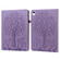 iPad 2025 / 2022 Tree & Deer Embossed Leather Tablet Case - Purple