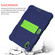iPad 2025 / 2022 Two-Color Robot Shockproof Silicone + PC Protective Tablet Case - Navy Blue + Yellow Green