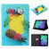 iPad 2025 / 2022 Voltage Texture Color Painting Leather Tablet Case - Pineapple