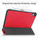 Solid Color Custer Texture Leather Tablet Case iPad 10th Gen 10.9 2022 / 2025 - Red