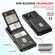iPhone 15 2-in-1 Magnetic Wallet MagSafe Leather Back Phone Case - Black