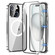 iPhone 15 360 Full Body Magnetic Frosted MagSafe Phone Case - Silver