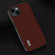 iPhone 15 ABEEL Genuine Leather Silky Soft Black Edge Phone Case - Coffee