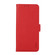iPhone 15 ABEEL Side-Magnetic Litchi Pattern Leather RFID Phone Case - Red