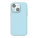 iPhone 15 Acrylic Lens Film + Liquid Silicone Full Coverage Phone Case - Sky Blue