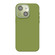 iPhone 15 Acrylic Lens Film + Liquid Silicone Full Coverage Phone Case - Willow Green