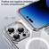 iPhone 15 Airbag PC Hybrid TPU Magsafe Phone Case - Clear Gold