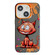 iPhone 15 Animal Pattern Oil Painting Series PC + TPU Phone Case - Smiling Cat