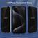 iPhone 15 Anti-peeping Magnetic Double-sided Tempered Glass Phone Case - Black