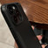 iPhone 15 Anti-slip Edge Fog Feel Phone Case - Black