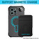 iPhone 15 Aromatherapy MagSafe Holder Life Waterproof Rugged Phone Case - Black