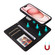 iPhone 15 BETOPNICE BN-005 2 in 1 Detachable Imitate Genuine Leather Phone Case - Black