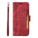 iPhone 15 BETOPNICE Dual-side Buckle Leather Phone Case - Red