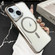 iPhone 15 Blade Electroplating Frosted MagSafe Magnetic Phone Case - Gold
