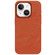 iPhone 15 Camouflage Ice Feel Texture MagSafe PU Hybrid PC Phone Case - Orange