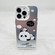 iPhone 15 Cartoon Panda TPU Hybrid PC Phone Case - Sleep Panda