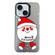 iPhone 15 Christmas Series PC Full Coverage Pattern Phone Case - CK043 Black